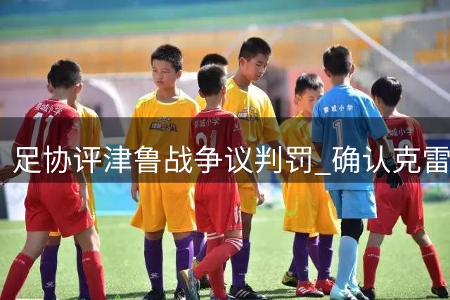 足协评津鲁战争议判罚 确认克雷桑进球合法无手球