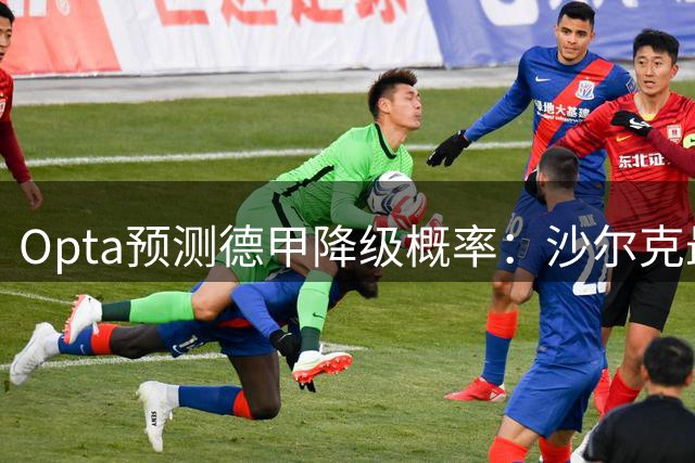 Opta预测德甲降级概率：沙尔克最危险，帕德博恩次席